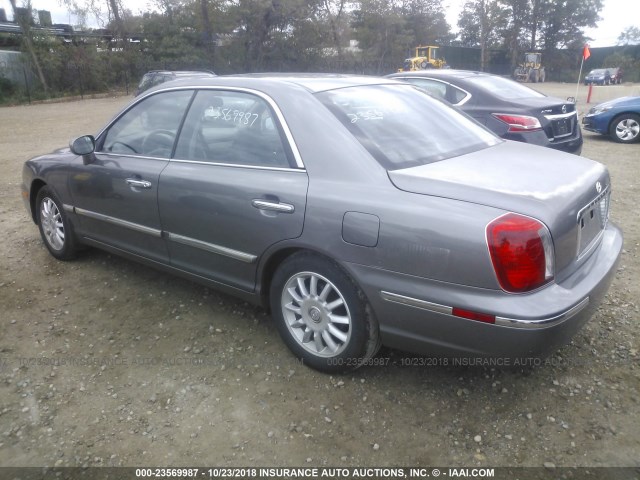 KMHFU45E84A362521 - 2004 HYUNDAI XG 350 GRAY photo 3