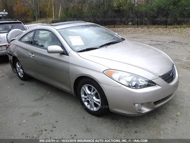 4T1CE38P84U820922 - 2004 TOYOTA CAMRY SOLARA SE/SLE ბეჟი ფოტო 1