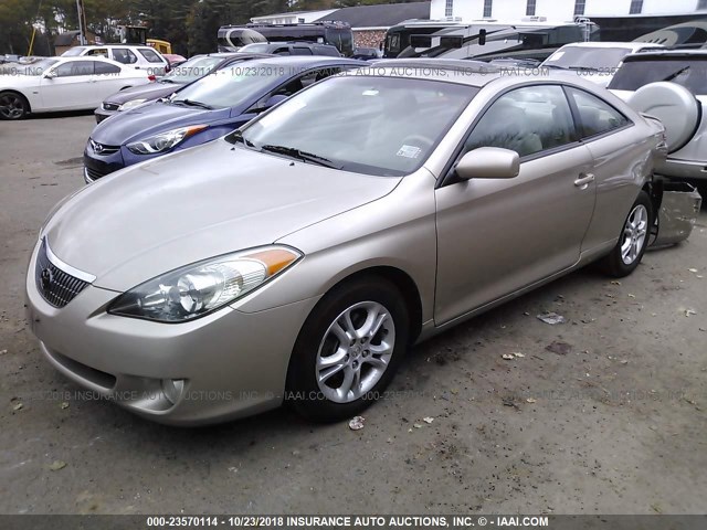 4T1CE38P84U820922 - 2004 TOYOTA CAMRY SOLARA SE/SLE ბეჟი ფოტო 2