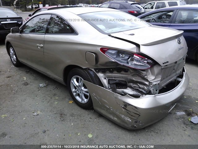 4T1CE38P84U820922 - 2004 TOYOTA CAMRY SOLARA SE/SLE ბეჟი ფოტო 3