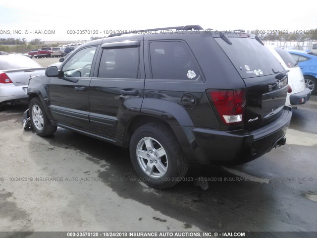 1J4HR48N25C502167 - 2005 JEEP GRAND CHEROKEE LAREDO/COLUMBIA/FREEDOM 黑色 照片 3