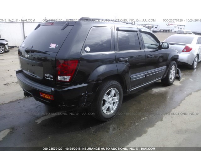 1J4HR48N25C502167 - 2005 JEEP GRAND CHEROKEE LAREDO/COLUMBIA/FREEDOM 黑色 照片 4