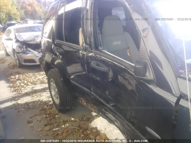 1J4GL48K67W566782 - 2007 JEEP LIBERTY SPORT BLACK photo 6