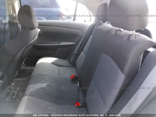 1G1ZC5E07CF274505 - 2012 CHEVROLET MALIBU 1LT WHITE photo 8