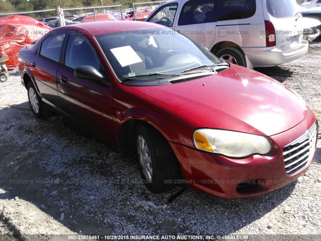 1C3EL46X86N142654 - 2006 CHRYSLER SEBRING RED photo 1