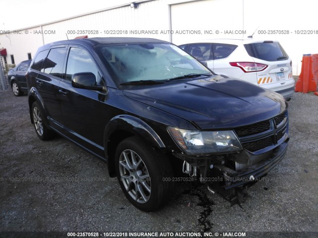 3C4PDDEGXET154144 - 2014 DODGE JOURNEY R/T BLACK photo 1