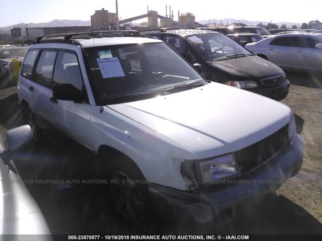 JF1SF6553WH701906 - 1998 SUBARU FORESTER S WHITE photo 1