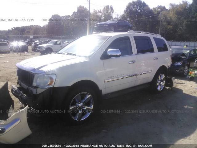 1A8HX582X7F506839 - 2007 CHRYSLER ASPEN LIMITED თეთრი ფოტო 2