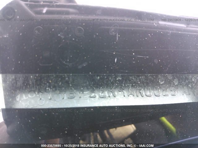 4T4BF3EK9AR002571 - 2010 TOYOTA CAMRY SE/LE/XLE BLUE photo 9