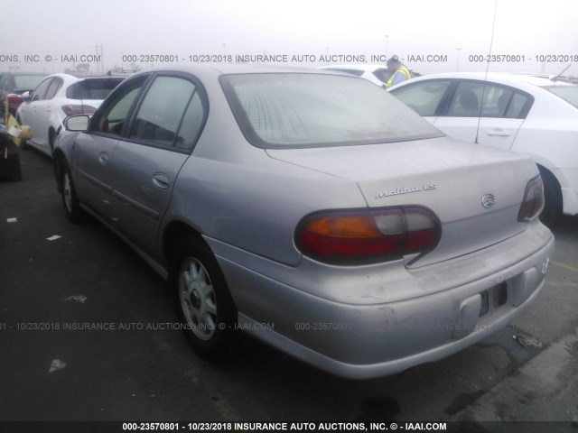 1G1NE52M5W6261255 - 1998 CHEVROLET MALIBU LS Gümüş foto 3