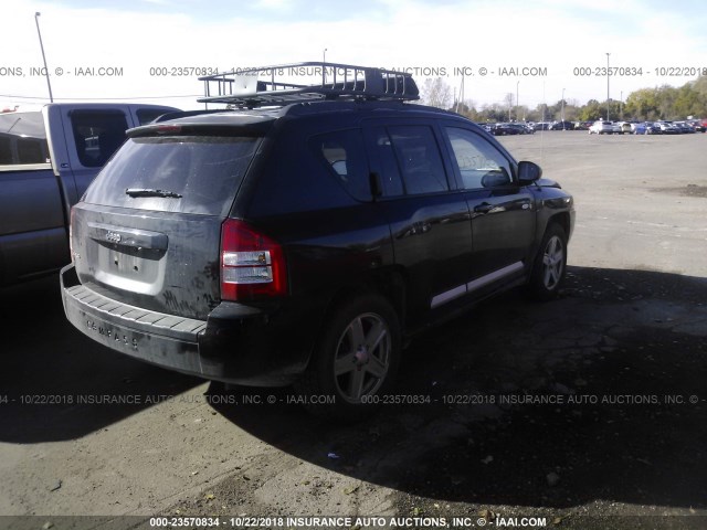 1J4NF1FBXAD634553 - 2010 JEEP COMPASS SPORT BLACK photo 4