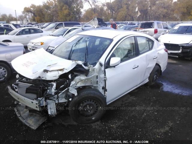 3N1CN7AP3HL864433 - 2017 NISSAN VERSA S/S PLUS/SV/SL WHITE photo 2