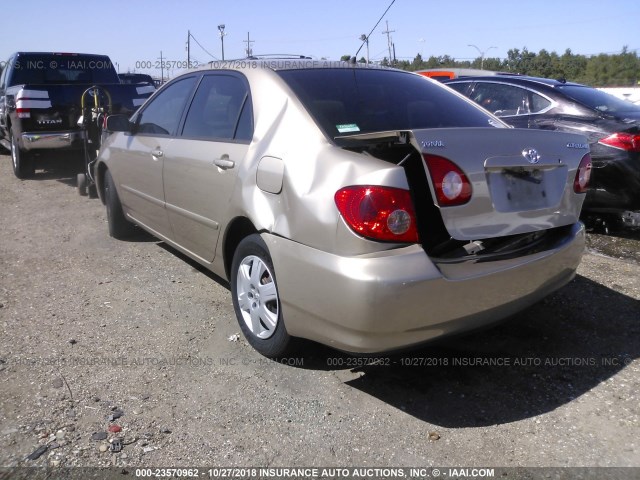 1NXBR32E27Z839848 - 2007 TOYOTA COROLLA CE/LE/S TAN photo 3