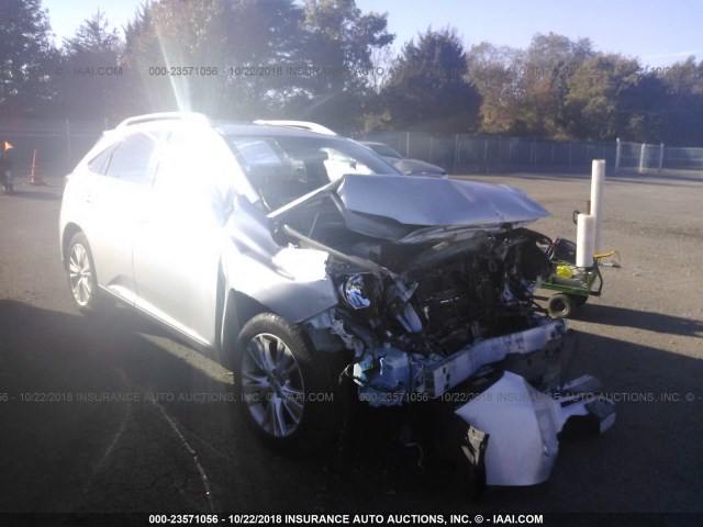 JTJBC1BA6B2422676 - 2011 LEXUS RX 450 SILVER photo 1