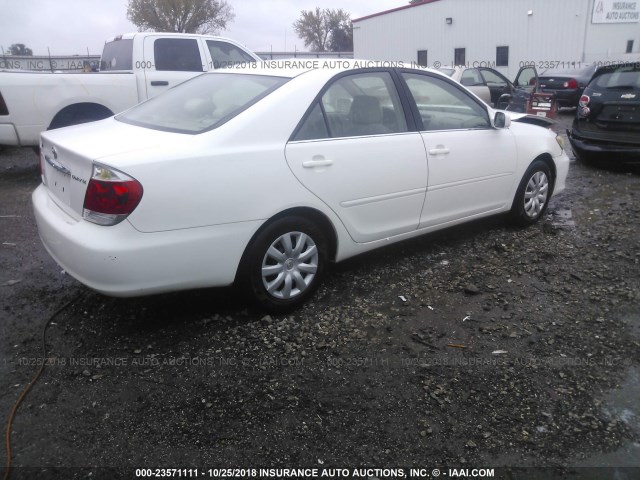 4T1BE32K36U716432 - 2006 TOYOTA CAMRY LE/XLE/SE WHITE photo 4