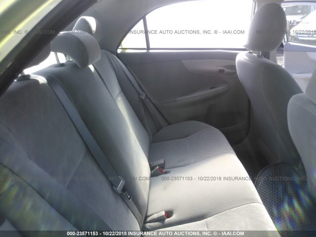 JTDBL40E29J004111 - 2009 TOYOTA COROLLA LE/XLE SILVER photo 8
