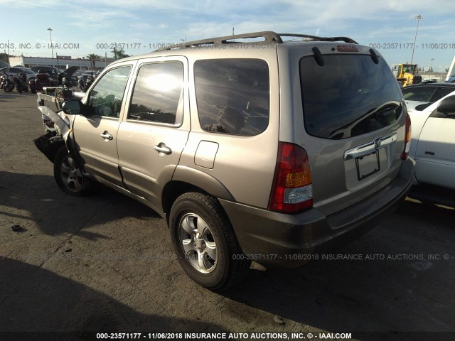 4F2YU091X1KM67354 - 2001 MAZDA TRIBUTE LX/ES BEIGE photo 3