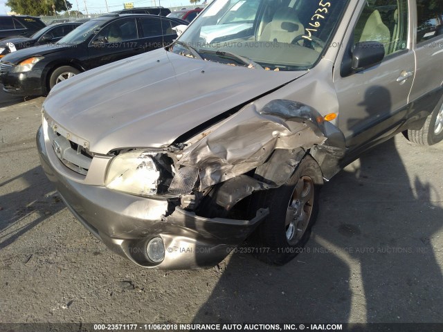 4F2YU091X1KM67354 - 2001 MAZDA TRIBUTE LX/ES BEIGE photo 6