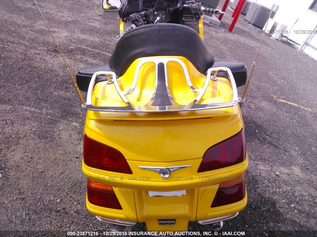 1HFSC47001A002166 - 2001 HONDA GL1800 YELLOW photo 6