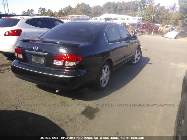 JNKDA31A02T026816 - 2002 INFINITI I35 BLACK photo 4