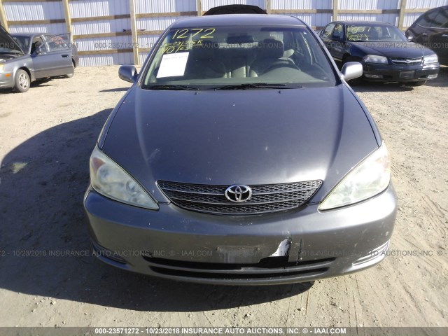4T1BE32K73U707793 - 2003 TOYOTA CAMRY LE/XLE/SE GRAY photo 6