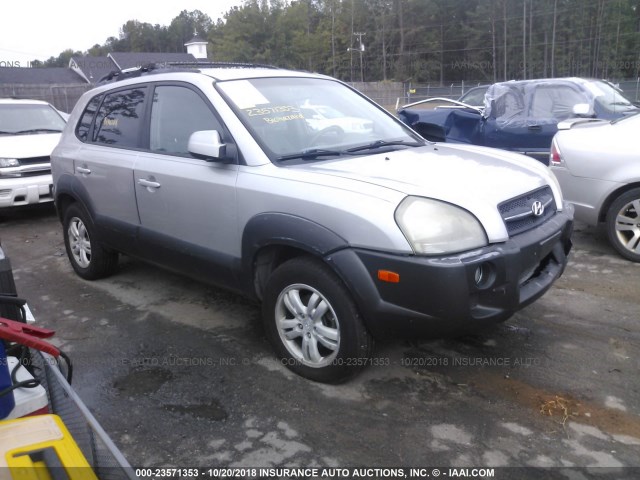 KM8JN72D86U444559 - 2006 HYUNDAI TUCSON GLS/LIMITED GRAY photo 1