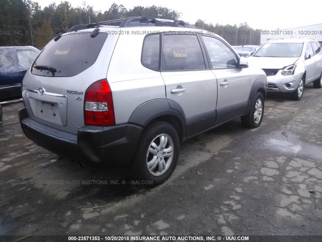 KM8JN72D86U444559 - 2006 HYUNDAI TUCSON GLS/LIMITED 灰色 照片 4