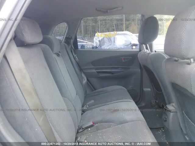 KM8JN72D86U444559 - 2006 HYUNDAI TUCSON GLS/LIMITED GRAY photo 8