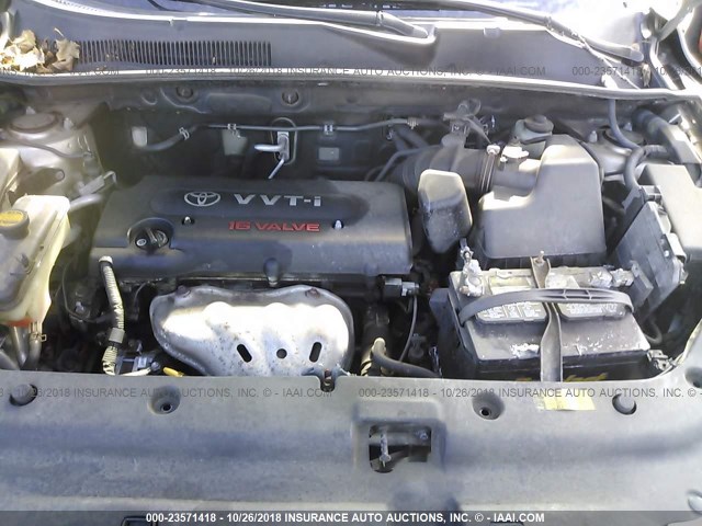 JTMBD33V266015854 - 2006 TOYOTA RAV4 BEIGE photo 10