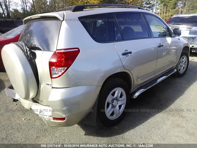 JTMBD33V266015854 - 2006 TOYOTA RAV4 BEIGE photo 4