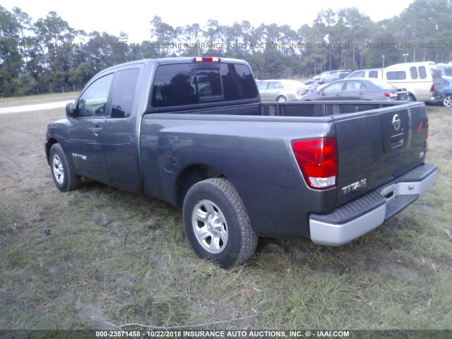 1N6BA06A75N533864 - 2005 NISSAN TITAN XE/SE/LE GRAY photo 3