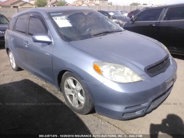 2T1KR32E23C093736 - 2003 TOYOTA COROLLA MATRIX XR BLUE photo 1
