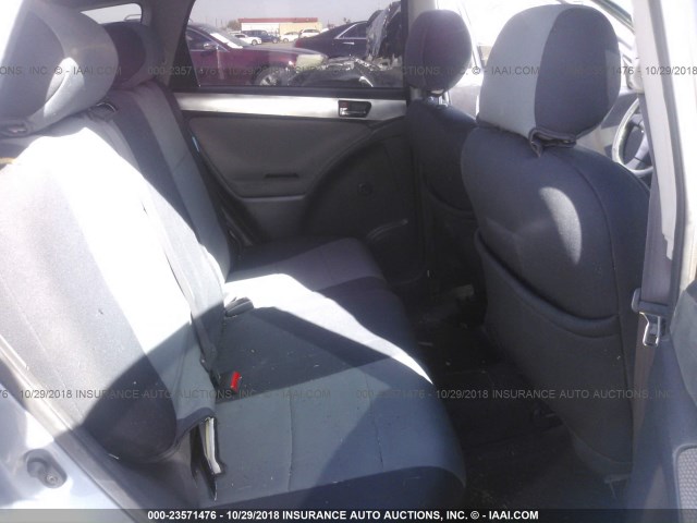 2T1KR32E23C093736 - 2003 TOYOTA COROLLA MATRIX XR BLUE photo 8