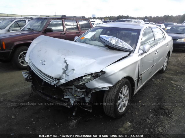 JTHBF30G435038441 - 2003 LEXUS ES 300 SILVER photo 2