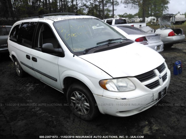 1D4GP24R57B261964 - 2007 DODGE GRAND CARAVAN SE WHITE photo 1