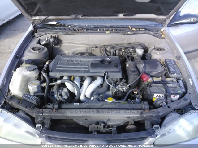 1Y1SK52871Z445704 - 2001 CHEVROLET GEO PRIZM LSI 棕色 照片 10