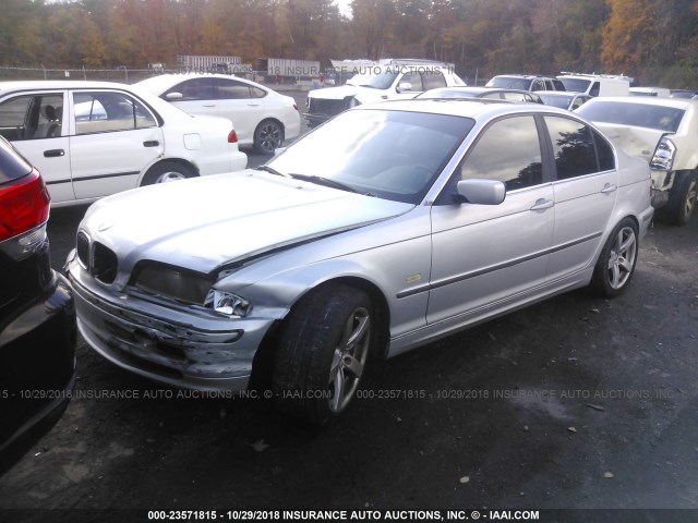 WBAAM5333XFR02805 - 1999 BMW 328 I AUTOMATIC SILVER photo 2