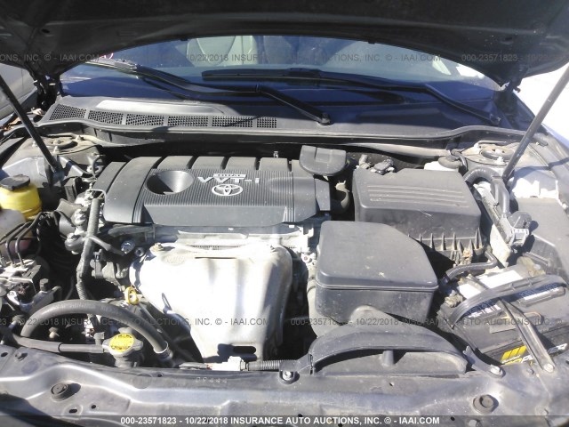 4T1BF3EK7AU058440 - 2010 TOYOTA CAMRY SE/LE/XLE GRAY photo 10