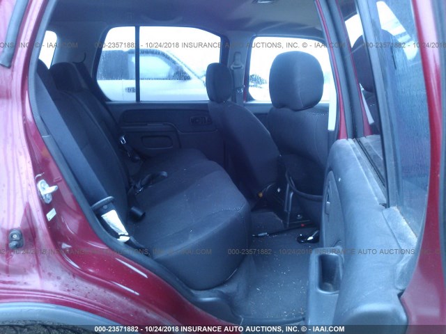 5N1MD28Y62C571775 - 2002 NISSAN XTERRA SE/SC RED photo 8