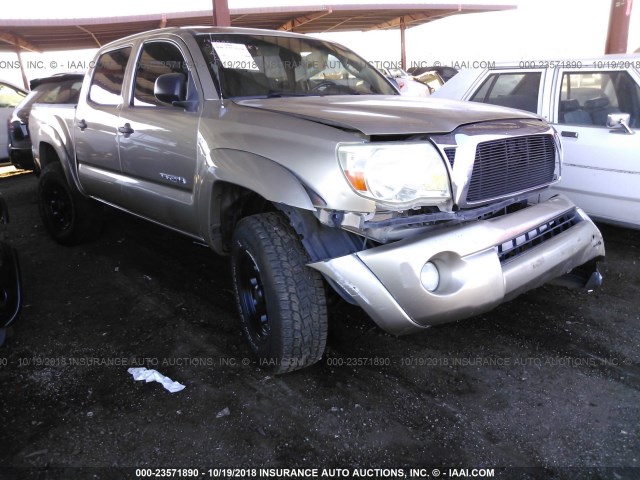 5TEJU62N15Z024514 - 2005 TOYOTA TACOMA DOUBLE CAB PRERUNNER GOLD photo 1