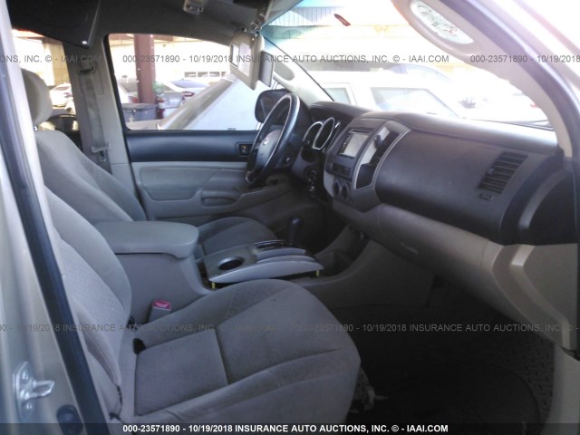 5TEJU62N15Z024514 - 2005 TOYOTA TACOMA DOUBLE CAB PRERUNNER GOLD photo 5