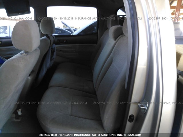 5TEJU62N15Z024514 - 2005 TOYOTA TACOMA DOUBLE CAB PRERUNNER GOLD photo 8