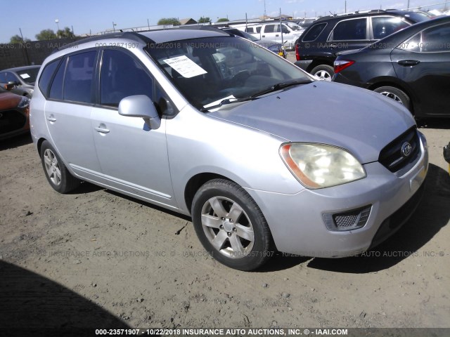 KNAFG525487146851 - 2008 KIA RONDO LX/EX SILVER photo 1