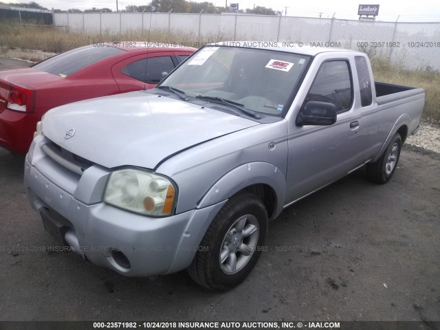 1N6DD26T34C451864 - 2004 NISSAN FRONTIER KING CAB XE SILVER photo 2