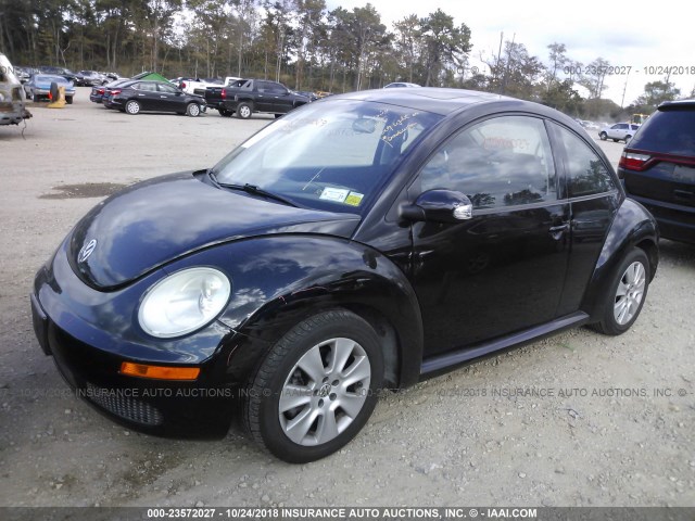 3VWRG31C28M522566 - 2008 VOLKSWAGEN NEW BEETLE S/SE BLACK photo 2