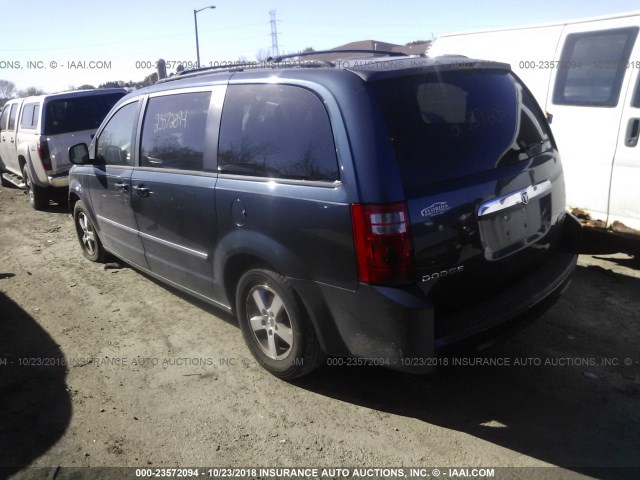 2D8HN54119R663151 - 2009 DODGE GRAND CARAVAN SXT GRAY photo 3