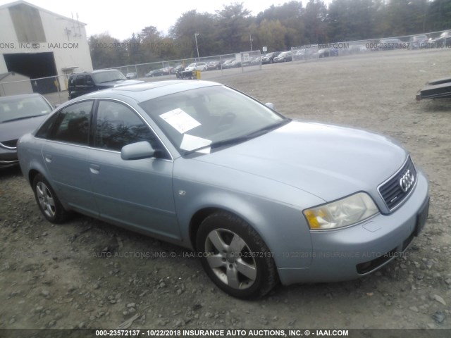 WAULT64B02N027611 - 2002 AUDI A6 3.0 QUATTRO BLUE photo 1