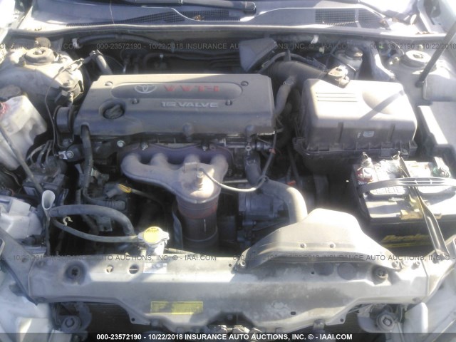 4T1BE32K95U616382 - 2005 TOYOTA CAMRY LE/XLE/SE SILVER photo 10