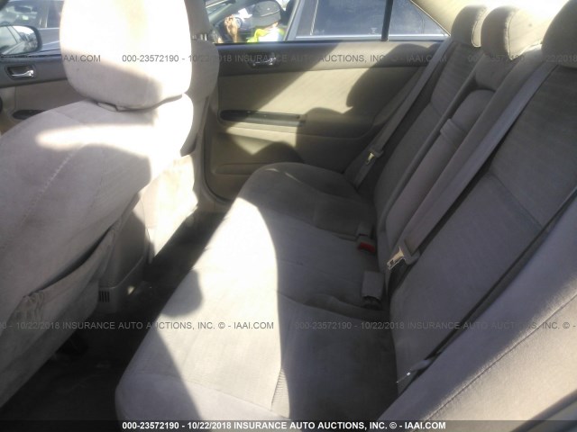 4T1BE32K95U616382 - 2005 TOYOTA CAMRY LE/XLE/SE SILVER photo 8