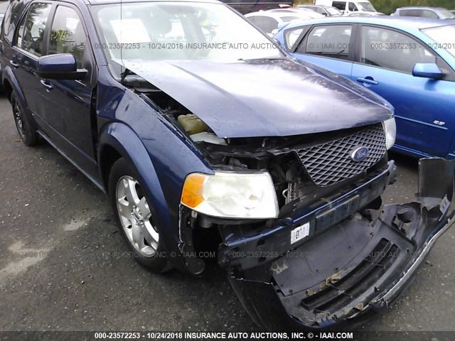 1FMDK06155GA78554 - 2005 FORD FREESTYLE LIMITED BLUE photo 6